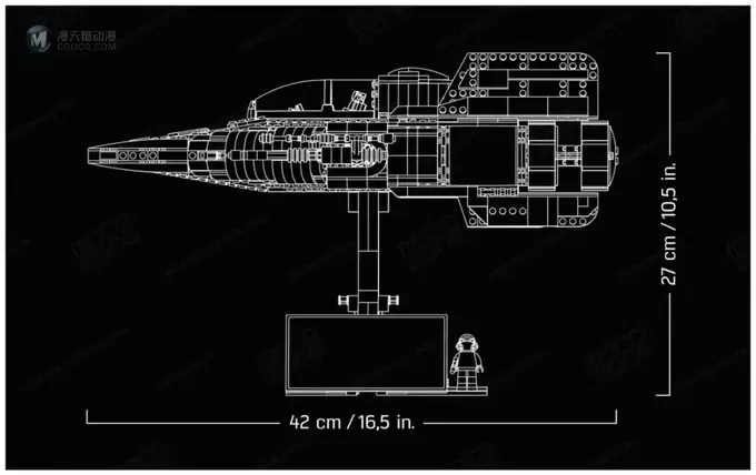 乐高星球大战系列75275新款UCS套装A翼星际战斗机正式公布