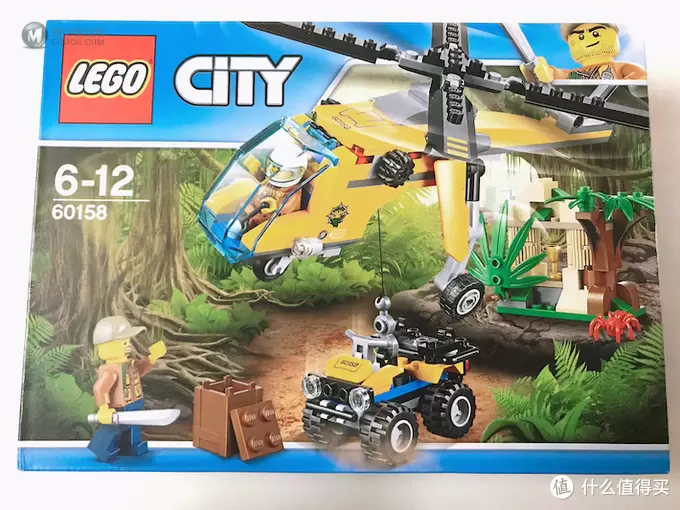 120元能买到什么乐高玩具！LEGO 60158运输直升机晒单