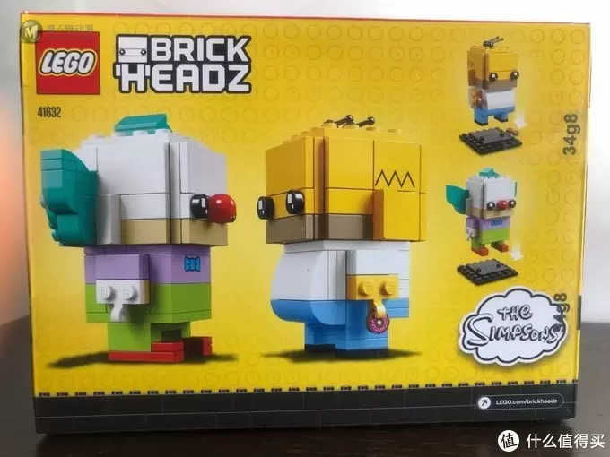 乐高 方头仔 篇六：LEGO乐高BrickHeadz方头仔41632辛普森一家荷马小丑套装