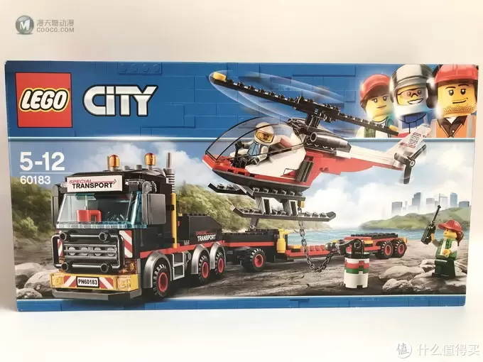 LEGO 乐高 City 城市系列 60183 重型直升机运输车