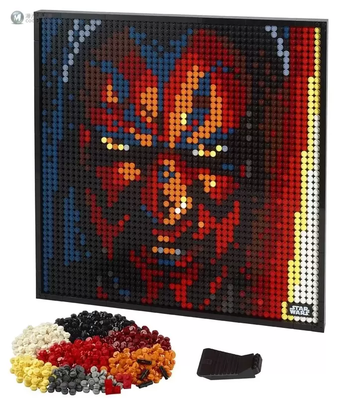 最新公布的乐高马赛克 LEGO Arts Set逼格相当高啊！完爆黑白！