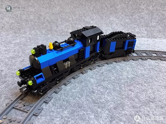 LEGO KT203 浅蓝色大型蒸汽机车