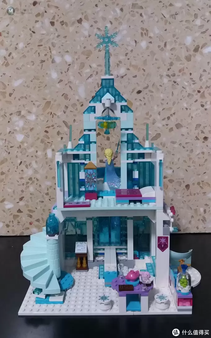 #全民分享季#  LEGO 迪斯尼 艾莎的魔法冰雪城堡开箱试玩
