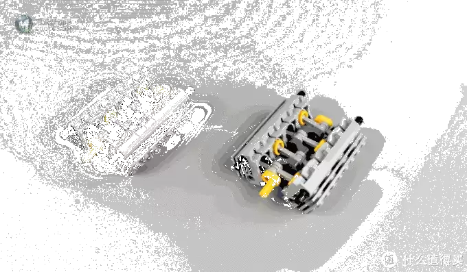 乐高简易搭建系列 篇四：你值得拥有一部LEGO 乐高 W16发动机