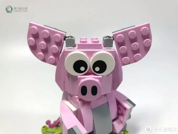 LEGO 乐高 拼拼乐 篇208： 可爱的粉红猪 40186 乐高猪年春节礼