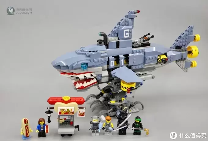 海陆大杀器：加满都竞选拉票机械鲨（LEGO70656）