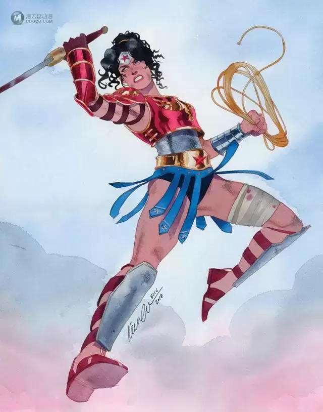 漫画家绘制「神奇女侠」与「神奇少女」全新造型公开