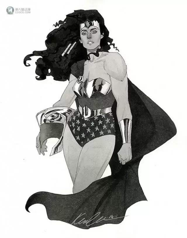 漫画家绘制「神奇女侠」与「神奇少女」全新造型公开