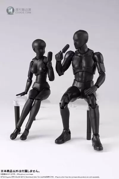 S.H.Figuarts 男性素体 DX SET 2 纯黑Ver.