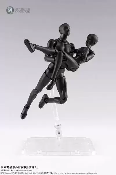 S.H.Figuarts 男性素体 DX SET 2 纯黑Ver.