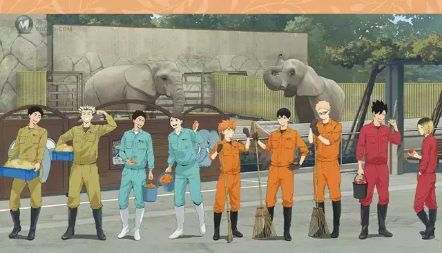 「排球少年」×东武动物公园2022联动活动视觉图公开