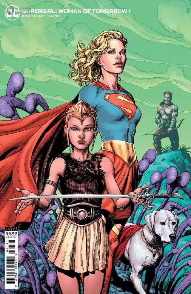 漫画家绘制「Supergirl：WoT」第1期变体封面新人物登场