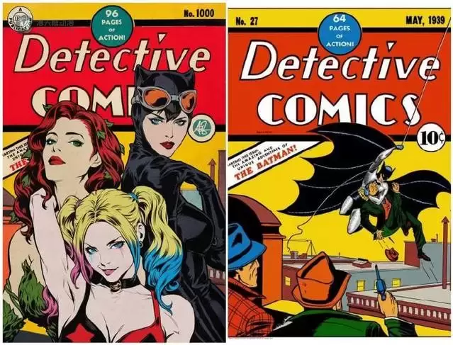 DC御用漫画家公开作品致敬经典对比图