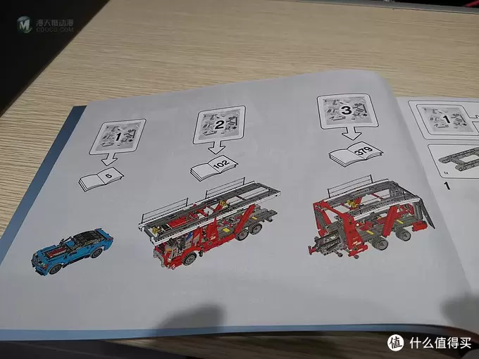 老杨的玩具仓库 篇三十二：LEGO 42098汽车运输车 大挂车 A模式