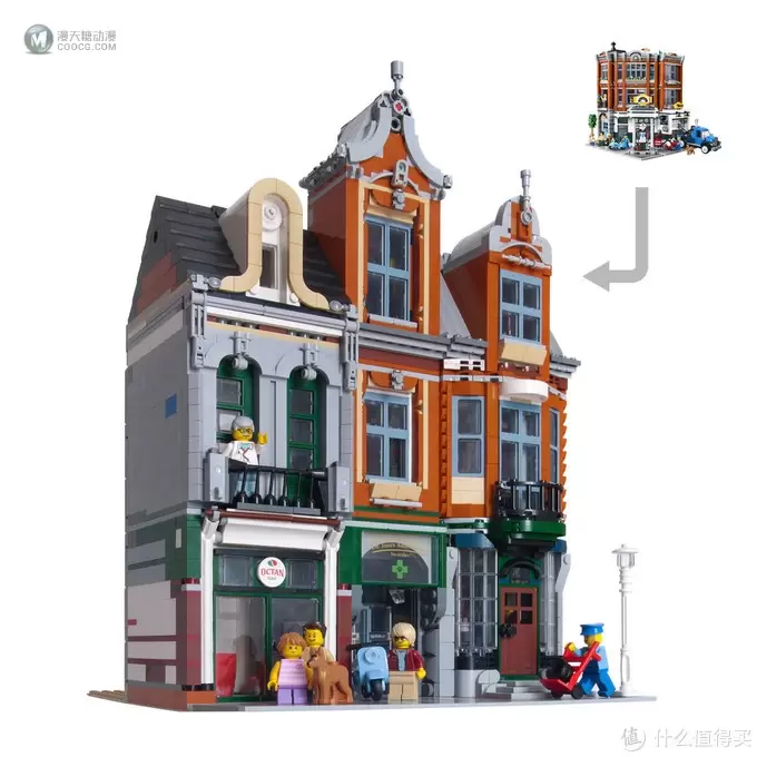 MOC 篇十七：Brick Ative-Octan Office (10264 Corner Garage)