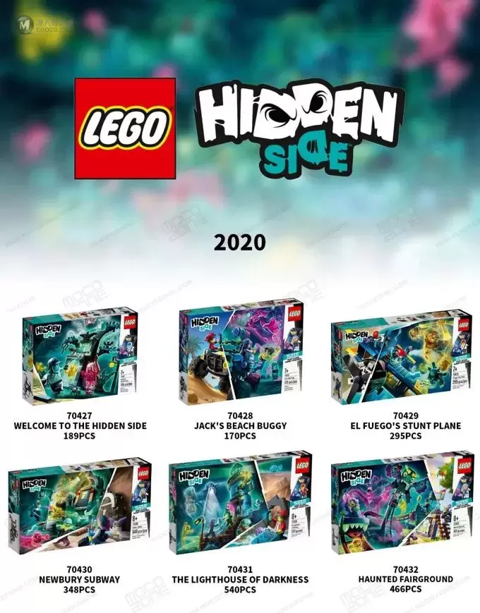 2020年度优秀乐高系列HIDDEN SIDE全新产品公布