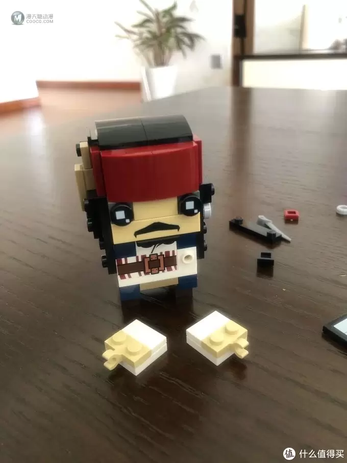 乐高 方头仔 篇二十：LEGO BRICKHEADZ 乐高方头仔 41593杰克·史派罗船长