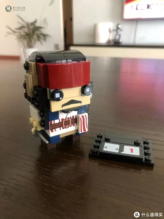 乐高 方头仔 篇二十：LEGO BRICKHEADZ 乐高方头仔 41593杰克·史派罗船长