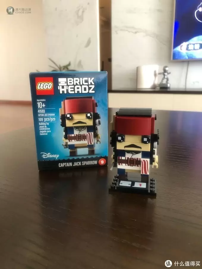 乐高 方头仔 篇二十：LEGO BRICKHEADZ 乐高方头仔 41593杰克·史派罗船长