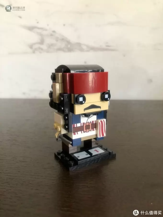 乐高 方头仔 篇二十：LEGO BRICKHEADZ 乐高方头仔 41593杰克·史派罗船长