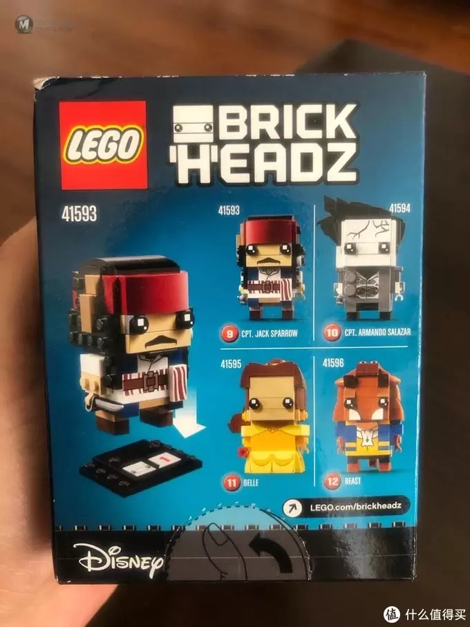 乐高 方头仔 篇二十：LEGO BRICKHEADZ 乐高方头仔 41593杰克·史派罗船长