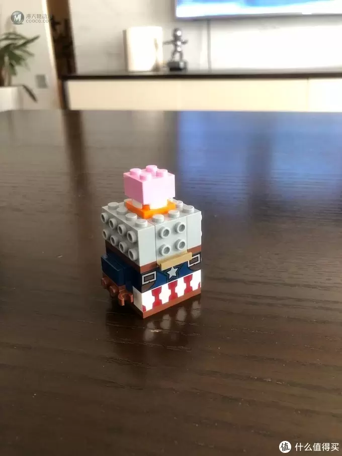 乐高 方头仔 篇十九：LEGO BRICKHEADZ 乐高方头仔  41589 美国队长