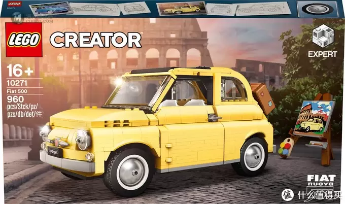 意大利国民的“砖”用小车---LEGO 10271 Fiat 500