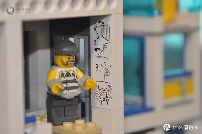 单反毁一生，LEGO穷三代 篇一百三十六：LEGO City 60047 城市系列 警察局 Police Station