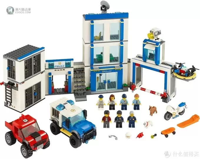 单反毁一生，LEGO穷三代 篇一百三十六：LEGO City 60047 城市系列 警察局 Police Station