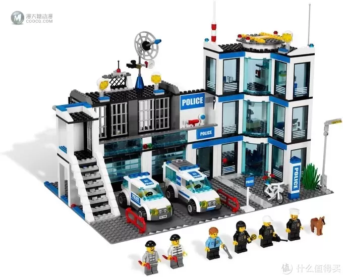 单反毁一生，LEGO穷三代 篇一百三十六：LEGO City 60047 城市系列 警察局 Police Station