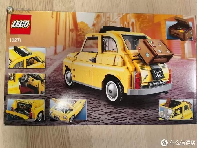 积木们 篇十六：鹅黄色的意大利风情～乐高10271，Fiat 500