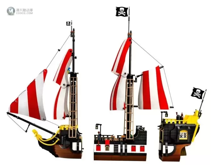 乐高LEGO Ideas 21322 海盗湾实物测评到了！肿不肿？