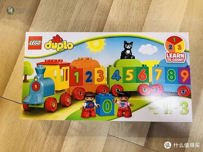 LEGO 篇十九：精美别致的拼插积木玩具入门礼—乐高得宝系列数字火车（编号10847）简晒