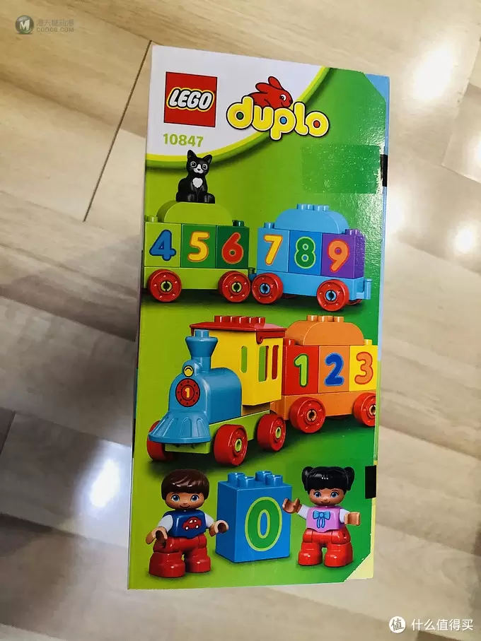 LEGO 篇十九：精美别致的拼插积木玩具入门礼—乐高得宝系列数字火车（编号10847）简晒