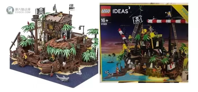 最新LEGO Ideas 21322 乐高海盗湾有图片了！这款大家怎么看？