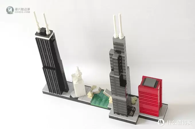 我的LEGO建筑系列 篇十八：21033 Chicago 芝加哥天际线