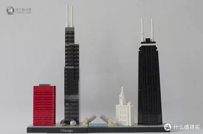 我的LEGO建筑系列 篇十八：21033 Chicago 芝加哥天际线