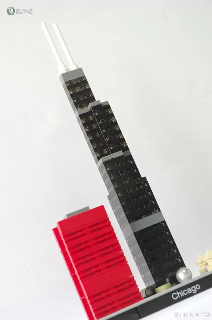 我的LEGO建筑系列 篇十八：21033 Chicago 芝加哥天际线