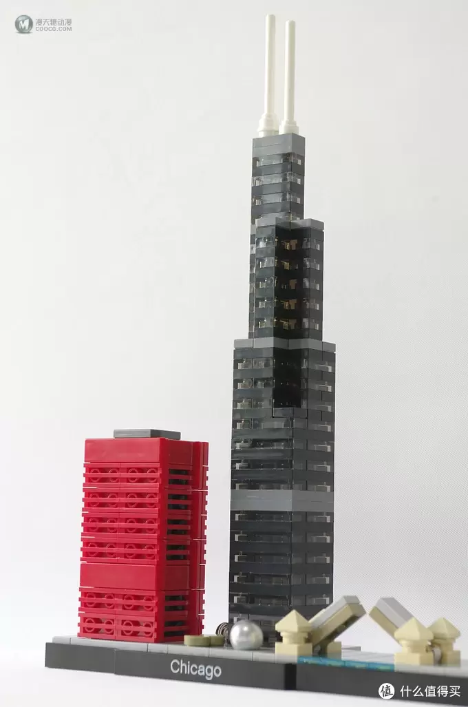 我的LEGO建筑系列 篇十八：21033 Chicago 芝加哥天际线