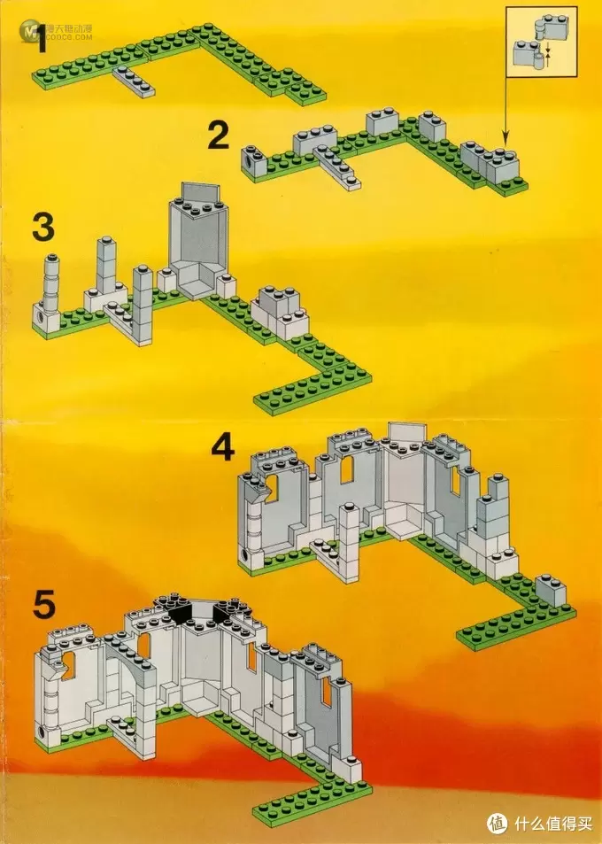 积木的世界 篇十一：用时下砖一撇几十年前的乐高古堡