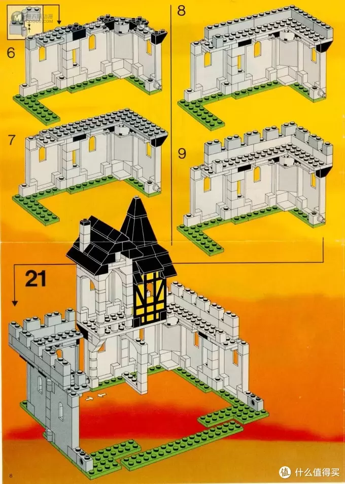 积木的世界 篇十一：用时下砖一撇几十年前的乐高古堡