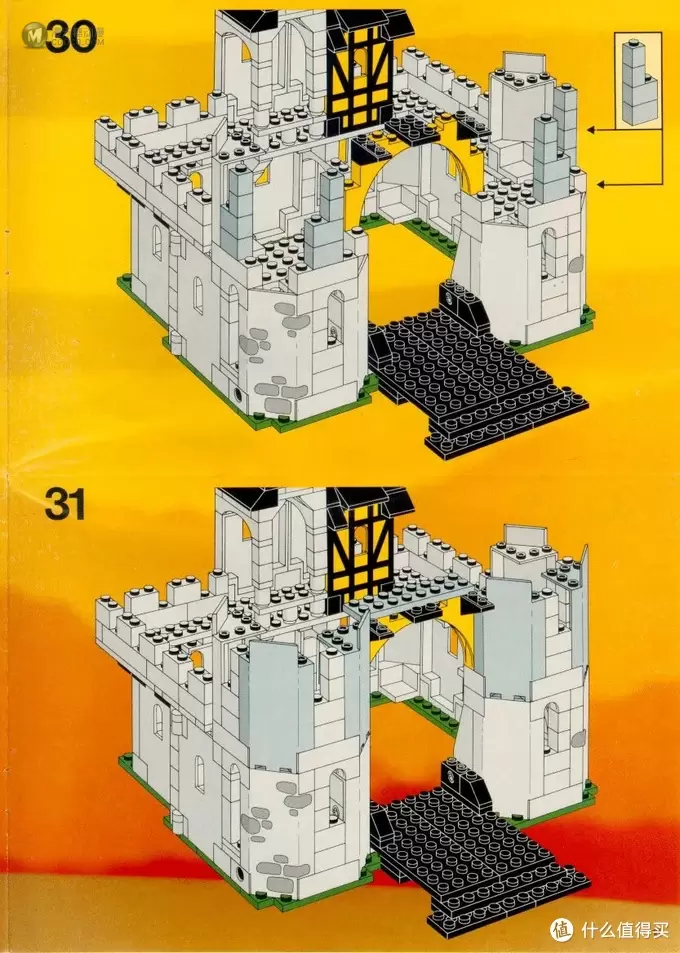 积木的世界 篇十一：用时下砖一撇几十年前的乐高古堡