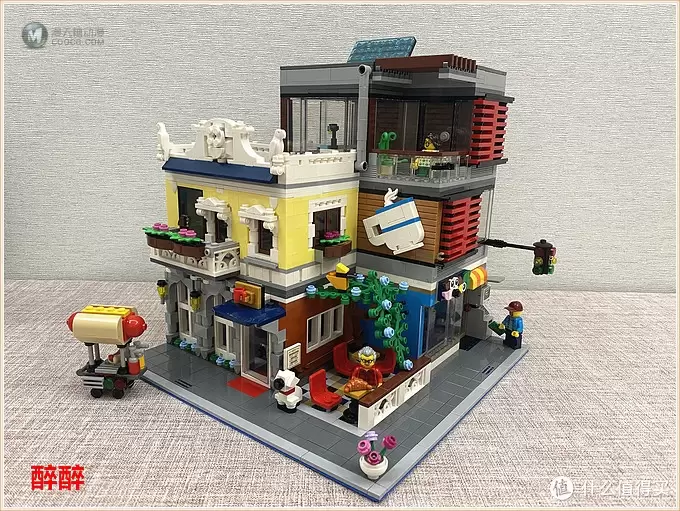 MOC 篇十三：乐高积木31097（Townhouse）街景化---醉测评