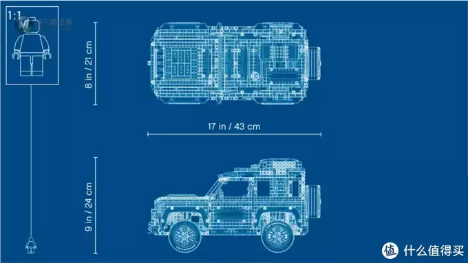 哪个男孩不想拥有一辆属于自己的路虎——乐高LEGO 42110科技系列 路虎卫士 评测