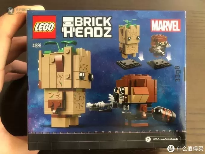 乐高 方头仔 篇九：LEGO BRICKHEADZ乐高方头仔41626格鲁特与火箭浣熊