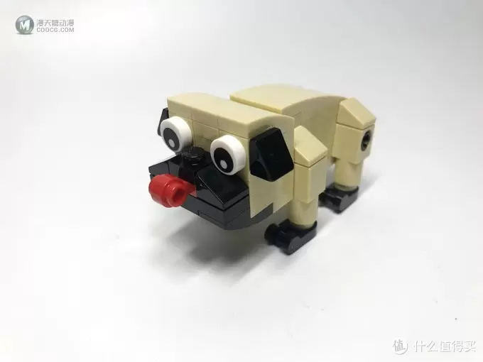 LEGO 乐高 拼拼乐 篇173： 憨态可掬 30542 可爱的哈巴狗&考拉