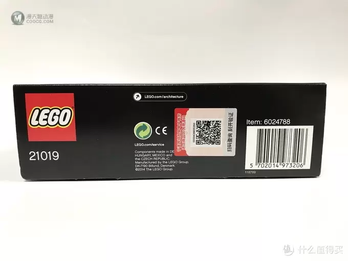 来自大妈的礼物：LEGO 乐高 拼拼乐 篇193： 建筑系列 21019 埃菲尔铁塔