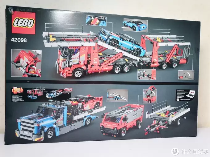 红色长龙 LEGO 42098 A模式 车辆运输车 开箱及拼搭体验