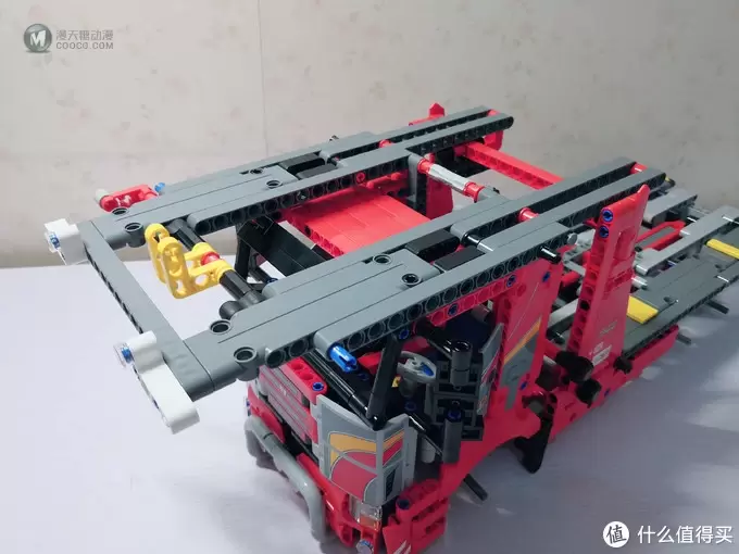 红色长龙 LEGO 42098 A模式 车辆运输车 开箱及拼搭体验