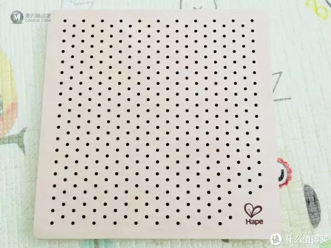 经典玩具 新颖感受 Hape 百变像素画蘑菇钉